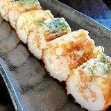 海老入りちくわのふわふわ焼き♪